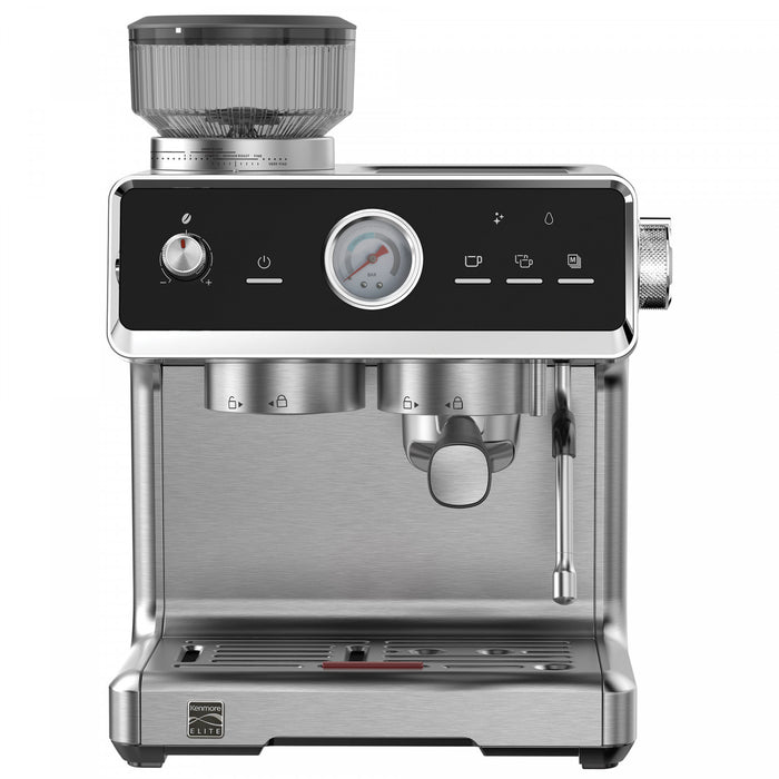 Kenmore Elite Automatic-Tamp Espresso Machine With Grinder & Frother