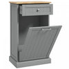HOMCOM Tilt Out Trash Cabinet, Hidden Garbage Bin Cabinet with Drawer