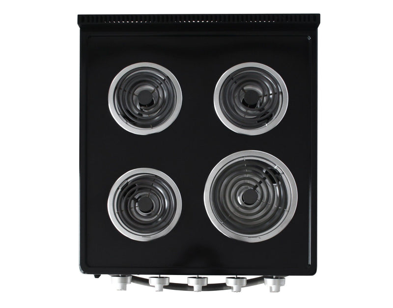 Kenmore 24” Front Control Freestanding Coil Electric Range – Stainless Steel - KKCTR24-FC-SS