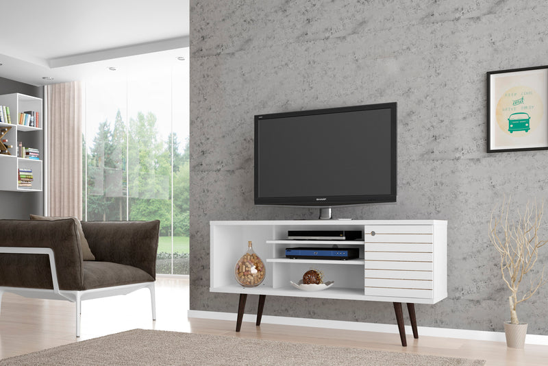 Manhattan Comfort Liberty 53.14\" Mid-Century Modern TV Stand 