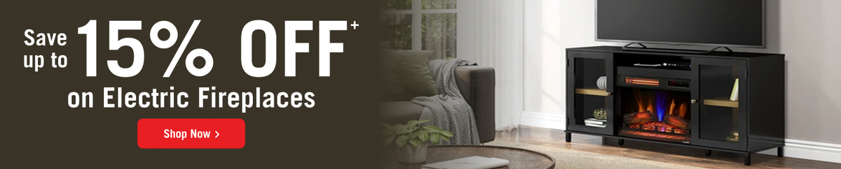 Up to 25% Off on Electric Fireplaces at The Brick! Shop Now!