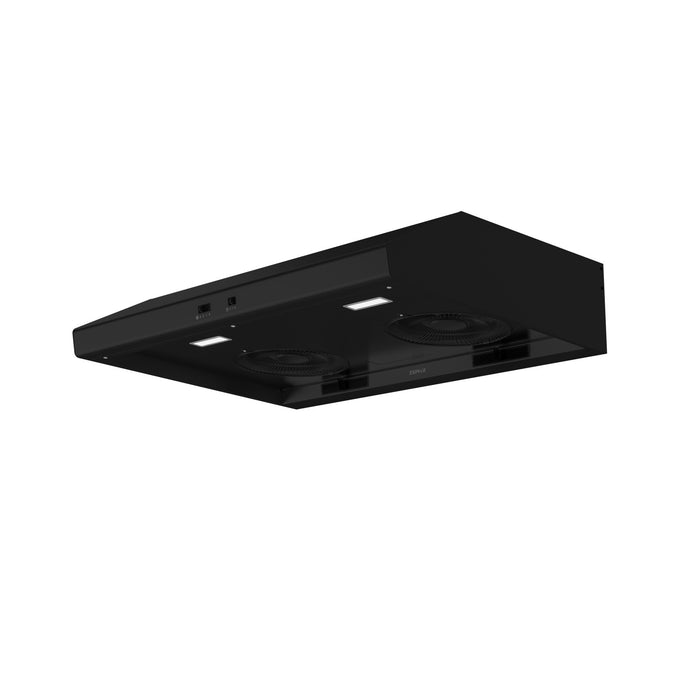 Zephyr Cyclone 36\" Under Cabinet Range Hood - Black - AK6536CB