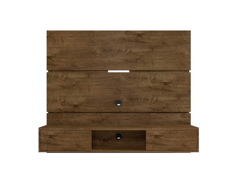 Manhattan Comfort Vernon 62.99\" Floating Wall Entertainment Center - Rustic Brown