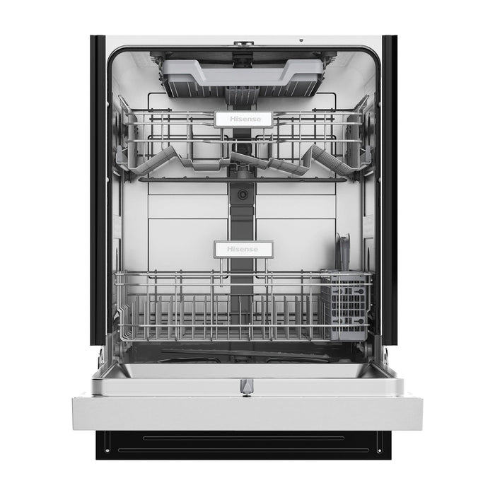 Hisense 24” Front Control Dishwasher with 3rd Rack – Stainless Steel - HDWH12B3FR8E