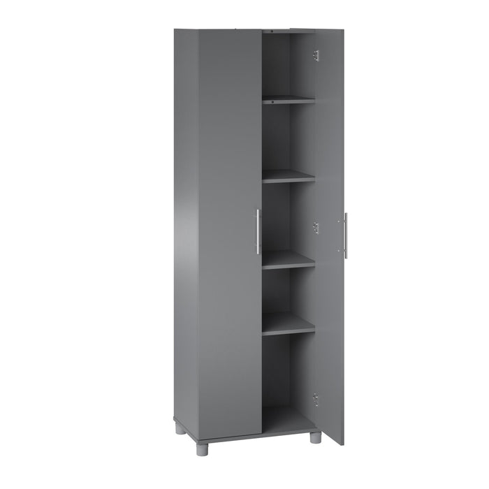 Ameriwood Home Camberly 24\" Utility Storage Cabinet - Graphite Grey