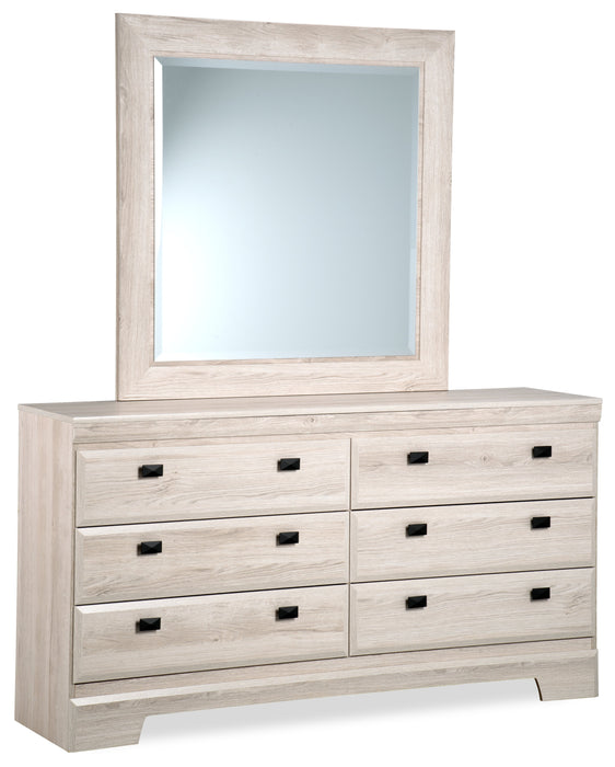 Yorkdale Bedroom Dresser Mirror, Made in Canada - White