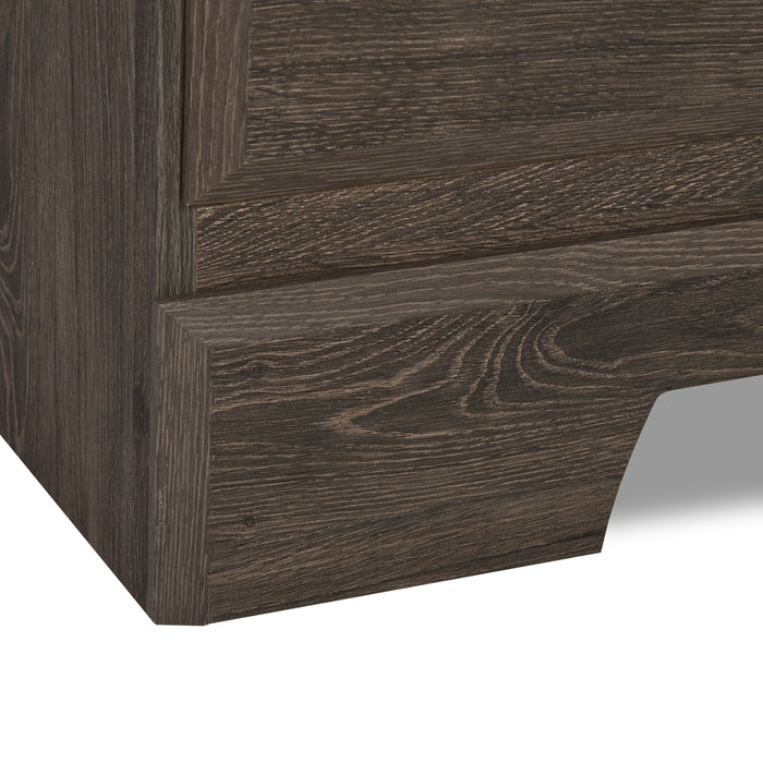 Yorkdale Bedroom Chest of Drawers, 5-Drawer, 31.1\"W x 47.4\"H, Made in Canada - Grey