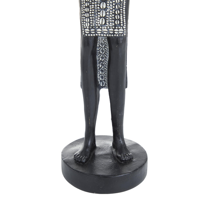 Polystyrene 14\" African Women - Set of 2