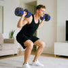 Soozier 6-in-1 Adjustable Dumbbell Set, 66lbs Free Weights Set, Blue