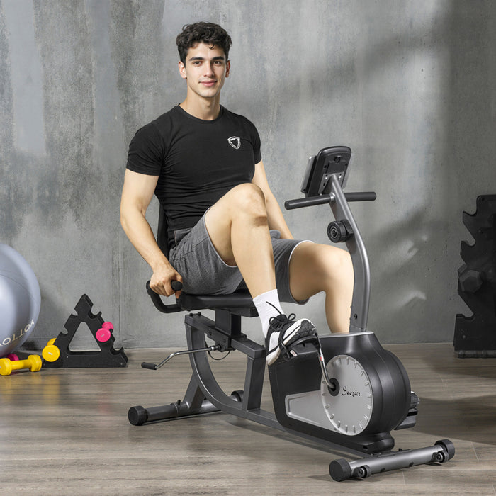 Soozier Exercise Bike, Stationary Bike with 8-Level Magnetic Resistance