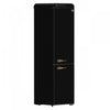 Forno Storico 22 Inch Retro Bottom Freezer Fridge in Black, 9 cu.ft. - FFFFD1745-22BLK | Refrigerateur Storico de 22 po style retro avec congelateur inferieur, noir, 9 pi³ - FFFFD1745-22BLK