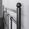 Nicholas Metal Platform Bed with Headboard - Twin Size | Nicholas lit plateforme en métal avec tête de lit - Simple