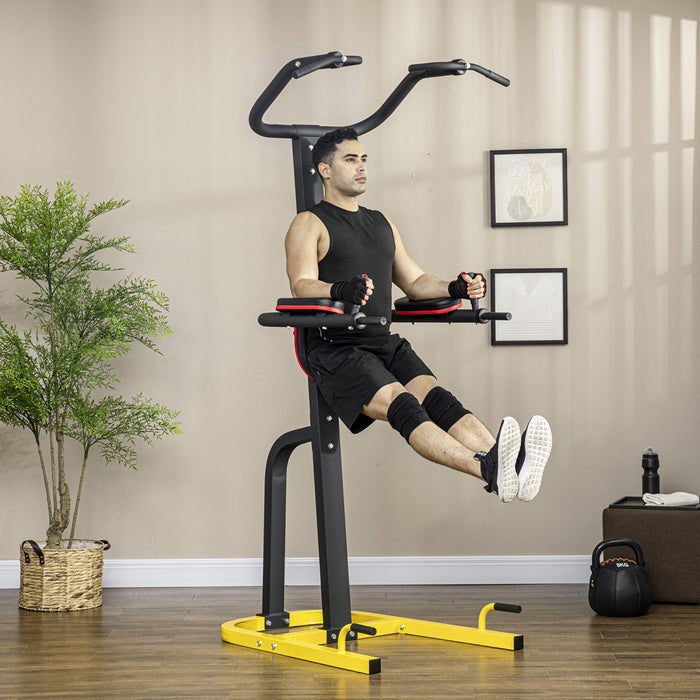 Soozier Power Tower With Pull-up Stand, Dip Station And Push-up Stand