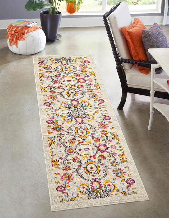 Rosa Ivory Rug 2'8\" x 8'2\"