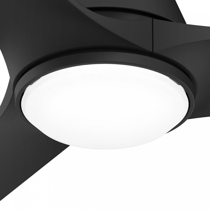 Aeronaut Ceiling Fan with Light Fixture - Black
