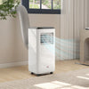 HOMCOM 8,000 BTU Portable Air Conditioner for 345 sqft room, Timer, White