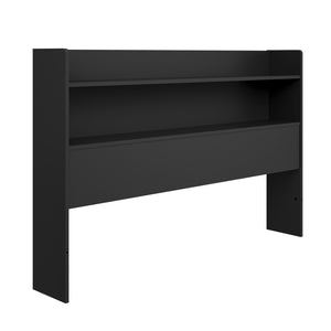 Nordika Hunter Queen Bookcase Headboard - Black