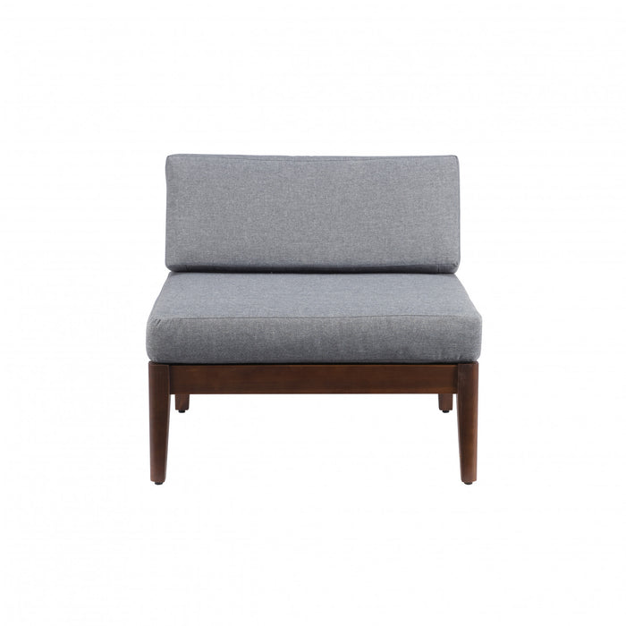 Summerlyn Fabric Indoor/Outdoor Patio Chair - Walnut
