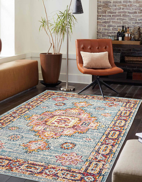 Lotus Blue Rug 8'0\" x 10'0\"
