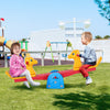 Qaba Kids Seesaw Safe Teeter Totter 2 Seats With Easy-grip Handles Indoor Outdoor Living Room Playro|Qaba Balancoire Pour Enfants Bascule De Securite 2 Sieges Avec Poignees Faciles A Saisir Interieur E