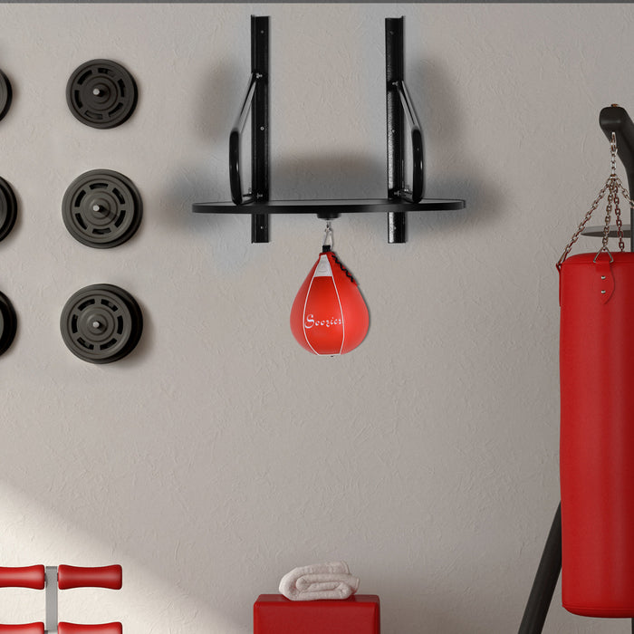 Soozier Wall-mounted Speed Bag Boxing Platform, Height Adjustable