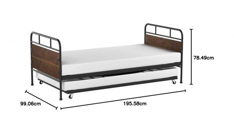 Eli Twin Day Bed Set with Trundle