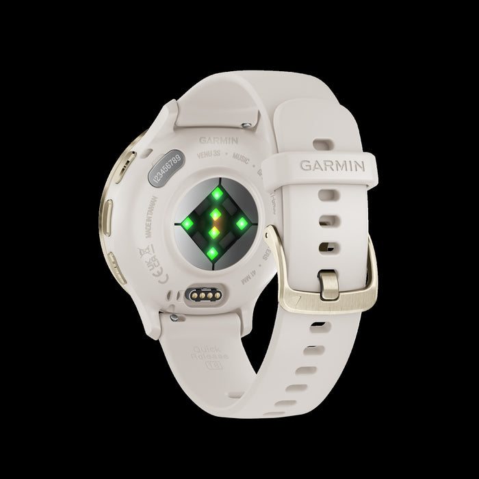 Garmin Venu® 3s Gps Smartwatch - Health Tracker W/14 Days Battery Life, 41mm - Ivory Case
