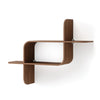 Umbra Modern Wood Montage Wall Shelf - Light Walnut