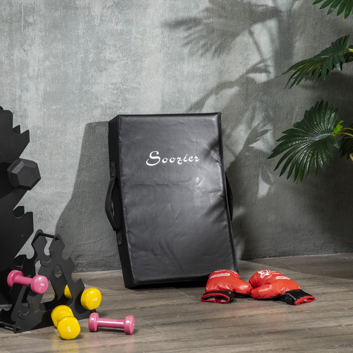 Soozier Boxing Kick Pads, Black