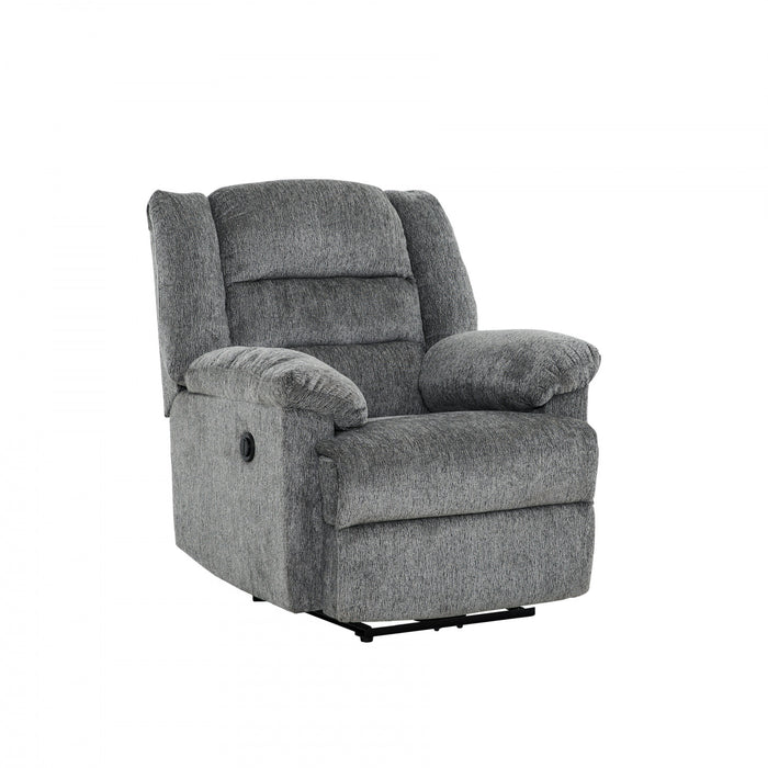 Weston 35 in. Upholstered Power Recliner Chair - Grey