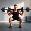 Soozier 44lbs Adjustable Dumbbells Weight Set for Body Fitness