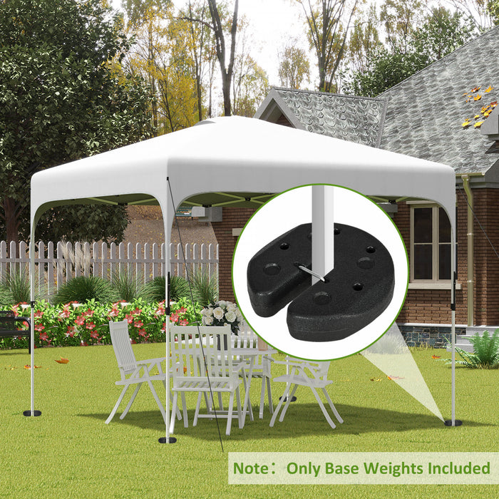 Outsunny Pop Up Canopy Weights Set of 4, Gazebo Tent Weights, Total 26 LBS