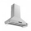 Forno Venezia 48 Inch Wall-Mounted Range Hood, Stainless Steel-FRHWM5503-48 | Hotte de cuisiniere murale Venezia de 48 po en acier inoxydable-FRHWM5503-48