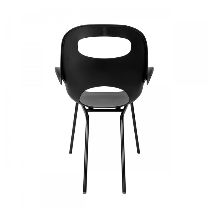 Umbra Modern Oh Accent Chair - Matte Black