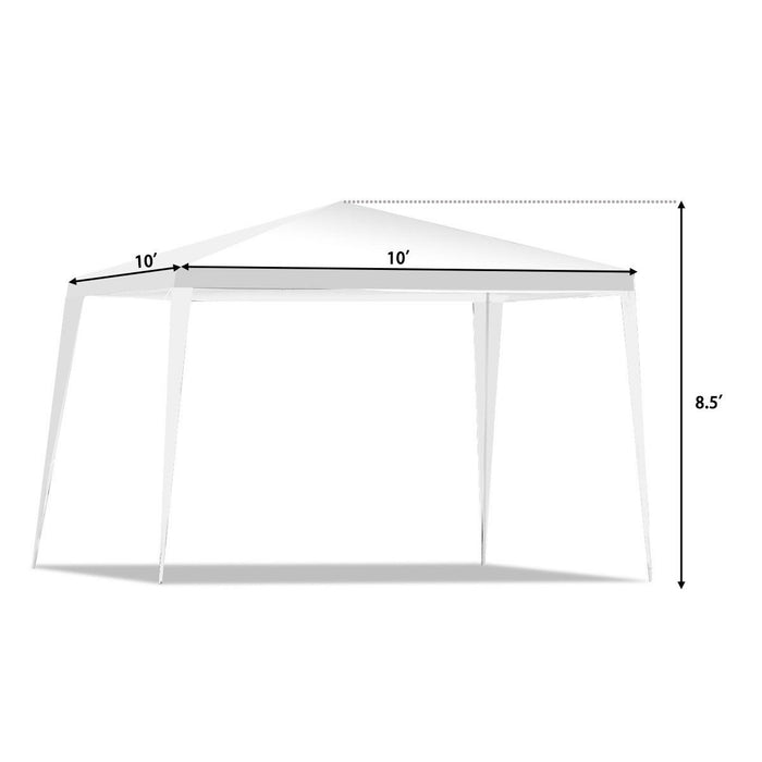 Costway 10'x10' Wedding Party Event Tent Canopy Gazebo Pavilion Cater Heavy Duty
