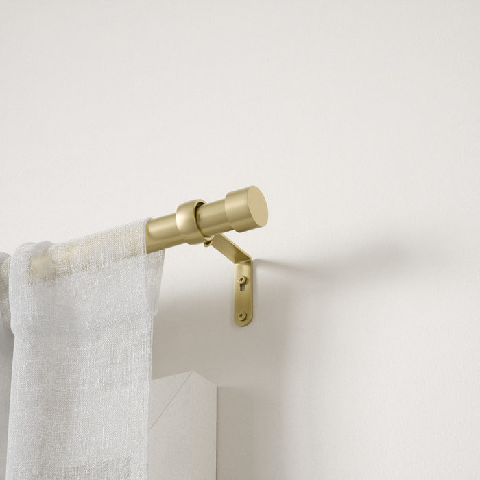 Umbra Cappa Gold Expandable 1\" Curtain Rod - 36\"-66\" 