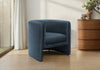 Monarch Specialties - Accent Chair, 29"H, Upholstered, Living Room, Bedroom, Blue Fabric, Contemporary, Modern | Monarch Specialties - Chaise D'Appoint, 29"H, Rembourre, Salon, Chambre A Coucher, Tissu Bleu, Contemporain