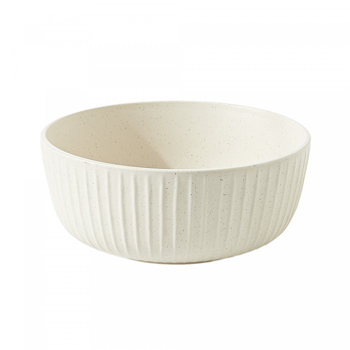 H2K Sesame 12-Piece Embossed Stoneware Dinnerware Set