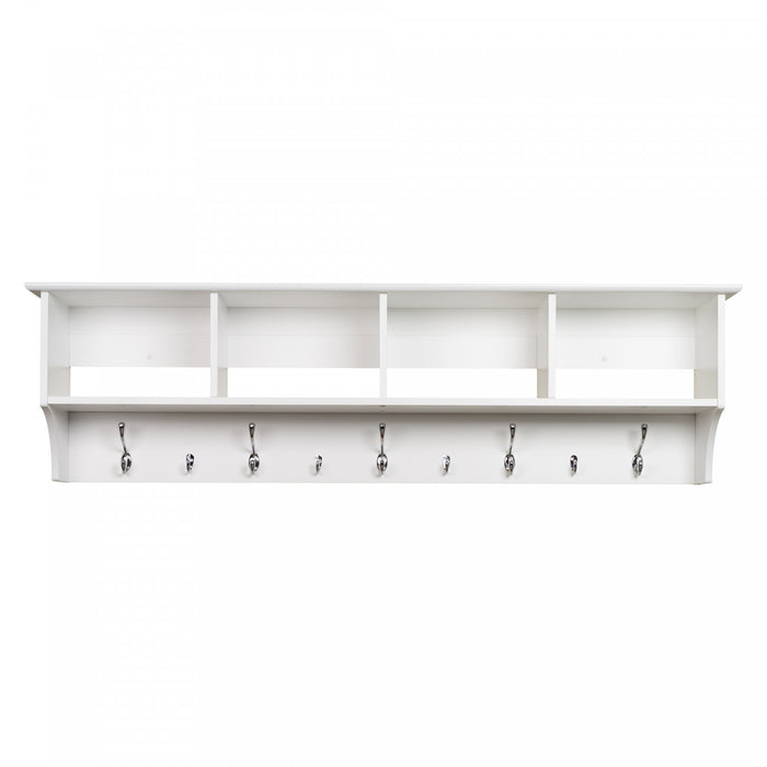 Hanging Entryway Shelf - White