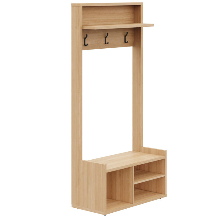Porto Entryway Hall Tree Coat Rack