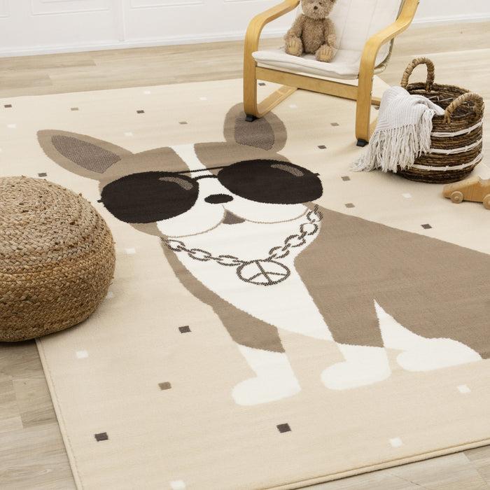 Forte Kids Swaggy Dog Area Rug - 3'11\" x 5'7\"