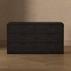 Grace Modern 60" Dresser in Black (6-Drawer) | Commode moderne Grace 60" en noir (6 tiroirs)