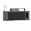 Forno Rimini Outdoor Kitchen, 62,600 BTU, 2.4 cu.ft. Refrigerator, Grey Countertops - FODKT2544BLK | Cuisine d'exterieur Rimini de, 62 600 BTU, refrigerateur de 2,4 pi³, comptoirs gris – FODKT2544BLK