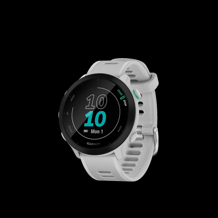 Garmin Forerunner® 55 Gps Running Smartwatch - Sports And Fitness Tracking, Water-resistant - White