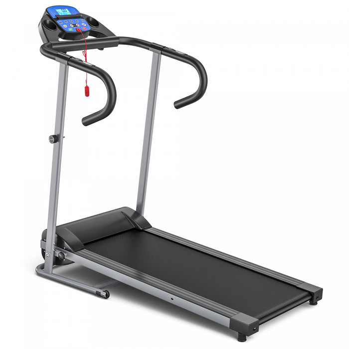 Costway 1100w Folding Electric Treadmill Support Motorized Power Running Machine