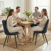 HOMCOM Set of 4 Modern Dining Chairs for Living Room, Dark Grey