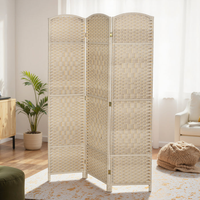 HOMCOM 6 Ft Folding Room Divider, Privacy Screen for Home Office Bedroom