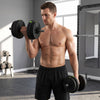 Soozier Adjustable Barbell & Dumbbells Set with Non-slip Handles, 33LBS