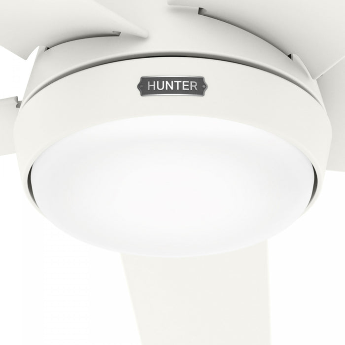 Skyflow Ceiling Fan with Light Fixture - White
