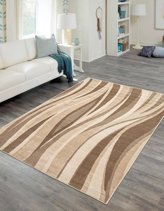 Mirage Beige Area Rug - 5'0\" x 8'0\"